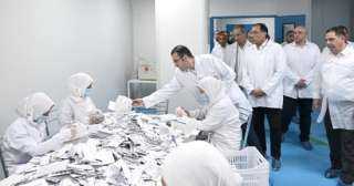 رئيس الوزراء يتفقد مصنع كرمان السورى للصناعات الدوائية بالمنطقة الصناعية ببياض العرب