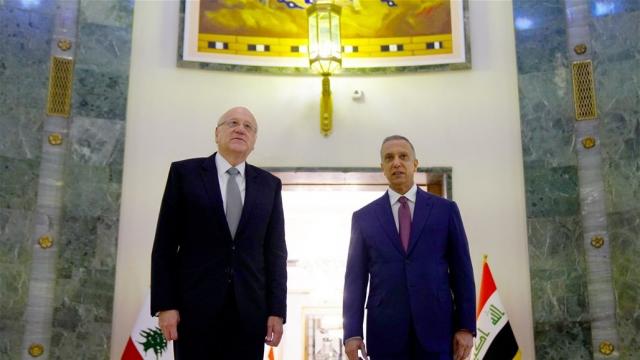 رئيسا وزراء العراق ولبنان