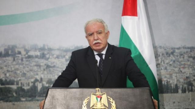 وزير الخارجية الفلسطينية
