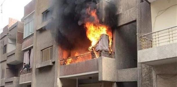 مصرع شخص وزوجته إثر نشوب حريق شقة سكنية في أوسيم