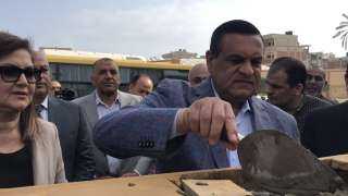 وزيرا التخطيط والتنمية المحلية يضعان حجر أساس مجمع خدمات مصر بالعريش.. صور