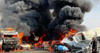 قرار جديد من النيابة بشأن السائق المتسبب في حادث حريق الطريق الأوسطي بأكتوبر