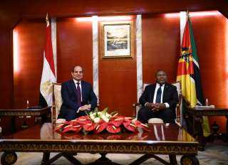 الرئيس السيسي: لدينا 5 آلاف شركة تستطيع تقديم خبراتها إلى دولة موزمبيق