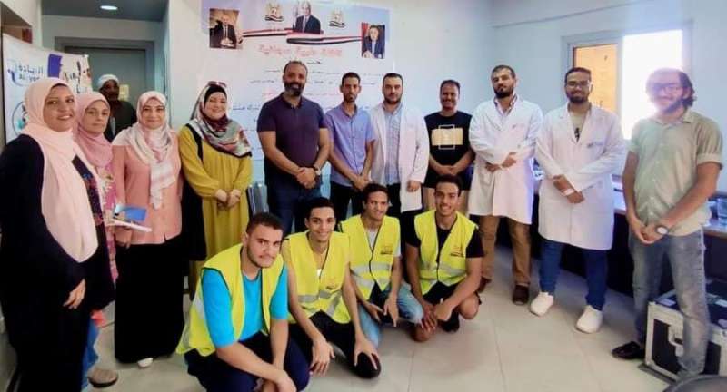 قافلة حزب المصريين الطبية بالبحر الأحمر