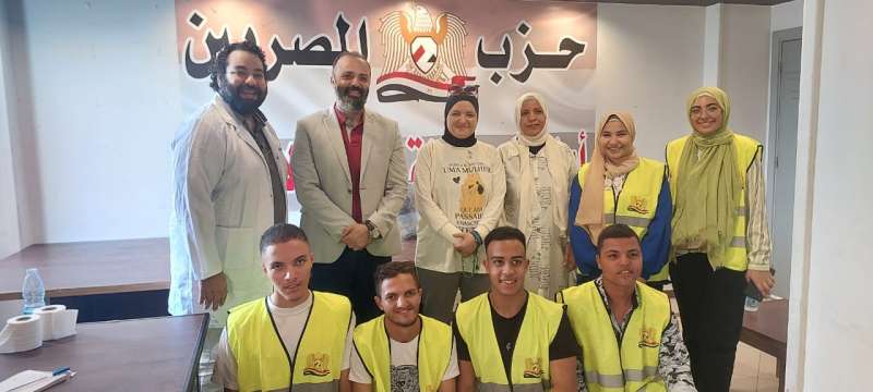 حزب ”المصريين“ ينظم القافلة الطبية المجانية الثالثة في البحر الأحمر