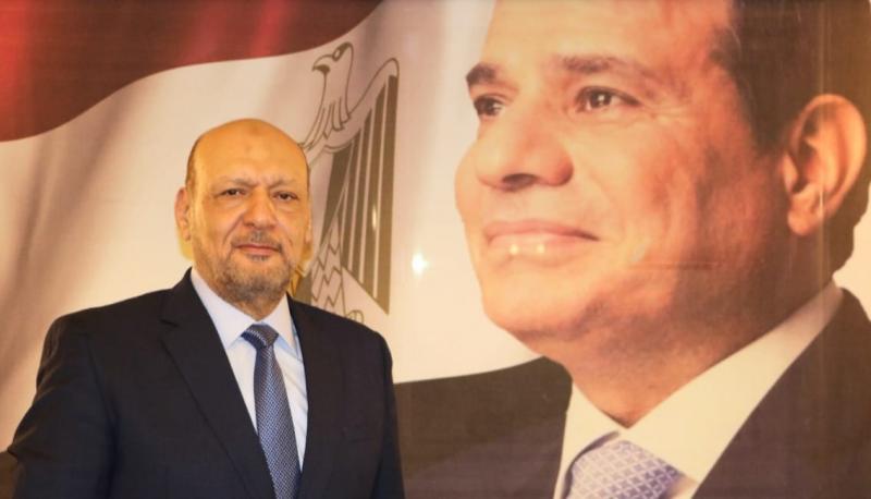  المستشار حسين أبو العطا، رئيس حزب “المصريين”