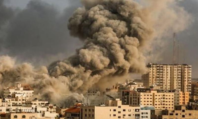 قصف غزة
