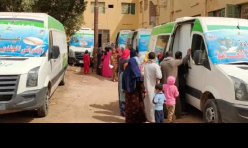 القافلة الطبية المجانية بمركزي الفيوم