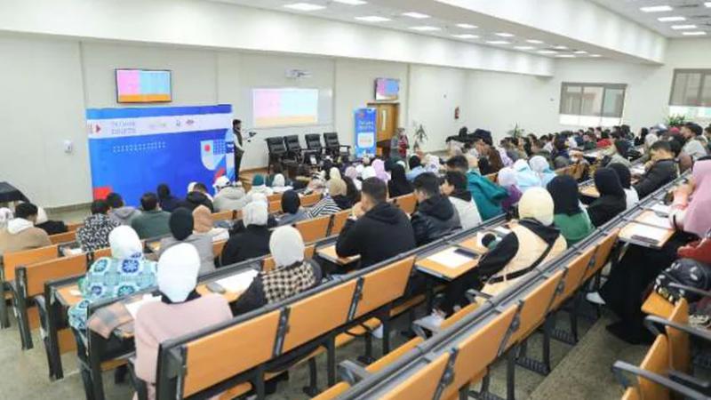 جانب من أولى جولات دوري ريادة الأعمال