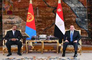حزب ”المصريين”: زيارة رئيس إريتريا لمصر رسالة للعالم بالرؤى المشتركة للبلدين حول قضايا المنطقة