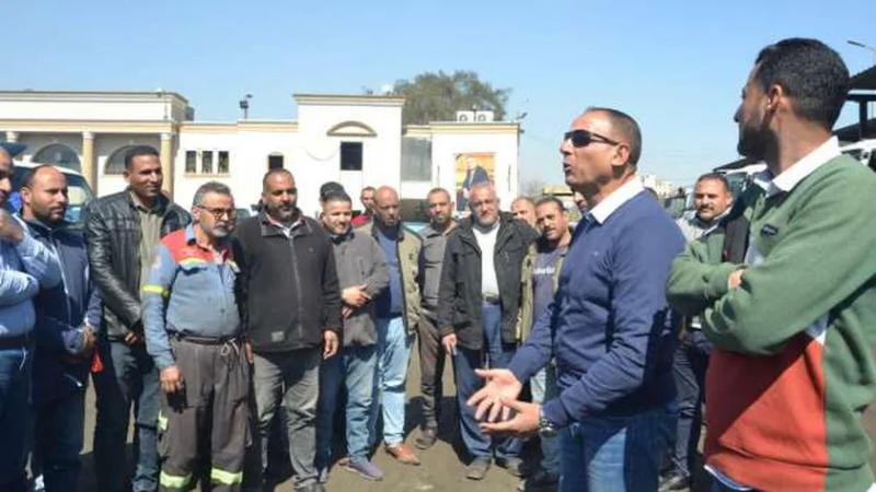 جولة رئيس هيئة النظافة بالقاهرة
