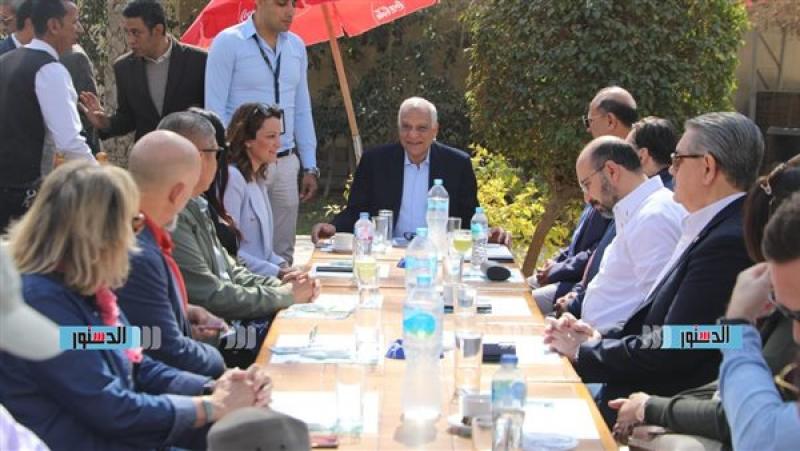 خلال لقاء محافظ الجيزة وسفراء دول أمريكا اللاتينية