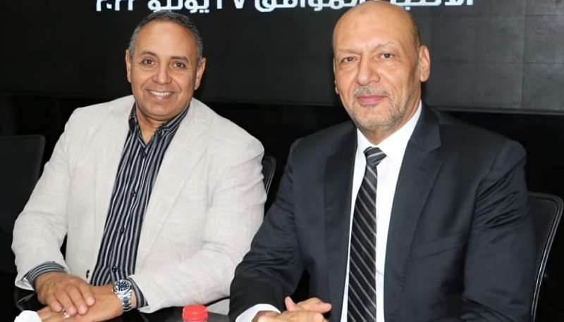 المستشار حسين أبو العطا والنائب تيسير مطر