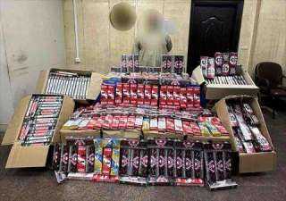 ضبط شخص بحوزته 150 ألف قطعة ألعاب نارية بقصد الاتجار في القاهرة