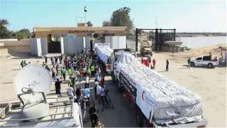 القاهرة الإخبارية: 44 شاحنة مساعدات وغاز دخلت غزة اليوم (فيديو)