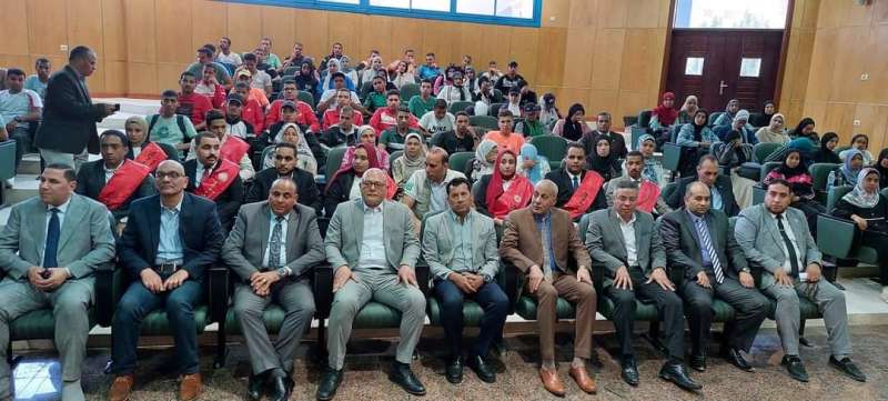 الأستثمار الرياضي بجامعة سوهاج بحضور وزير الشباب والرياضة أشرف صبحي