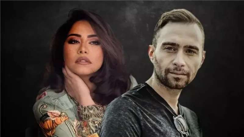 الفنان حسام حبيب والفنانة شيرين عبدالوهاب