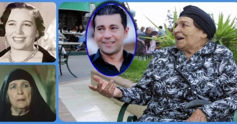 الفنانة أمينة رزق وجمال عبد الناصر