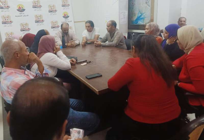 حزب ”المصريين“، بقيادة هاني عبد السميع، أمين عام البحر الأحمر
