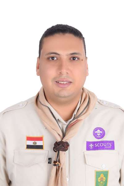 الدكتور إسلام أمين، القائد الكشفي
