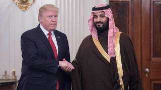 ولي العهد السعودي يستقبل الرئيس الأمريكي ترامب بقصر اليمامة
