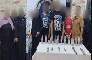بسبب معاكسة فتاة.. ضبط طرفي مشاجرة بالأسلحة البيضاء في السلام