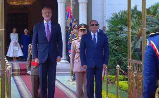 الرئيس السيسي: أرحب بملك وملكة إسبانيا في بلدهما الثاني مصر قلب العالم القديم
