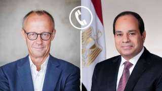 الرئيس السيسي والمستشار الألماني يبحثان هاتفيا مجمل العلاقات الثنائية بين مصر والاتحاد الأوروبي