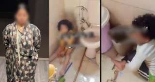 واقعة مؤسفة بالغربية.. سيدة تعتدي على طفليها والشرطة تتحرك