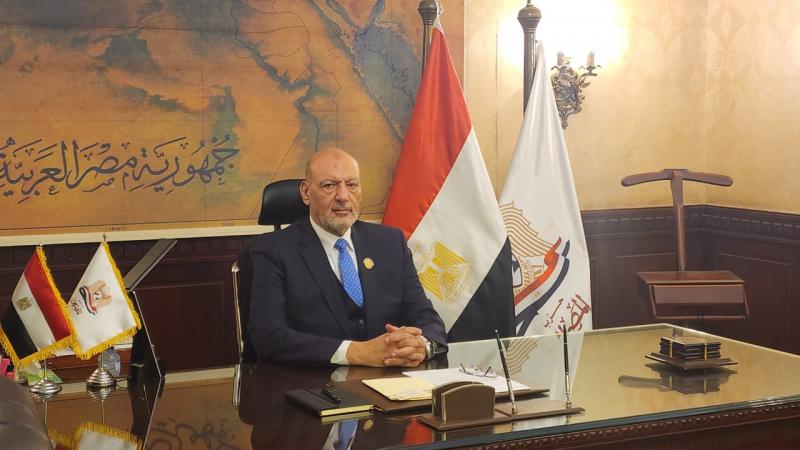 المستشار حسين أبو العطا، عضو مجلس الشيوخ، رئيس حزب