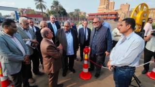 رئيس القابضة للمياه يتفقد محطة الصرف الصحى بالاميرية | صور