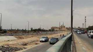 التحويلات المرورية لرفع كمر كوبرى تقاطع محور صلاح سالم الجديد مع طريق عين الحياة بالقاهرة