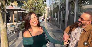 ياسمين عبد العزيز تروّج لفيلمها الجديد ”خلّي بالك على نفسك” مع أحمد السقا