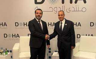 وزير الخارجية يجرى مباحثات مع نظيره السوري على هامش أعمال منتدى الدوحة