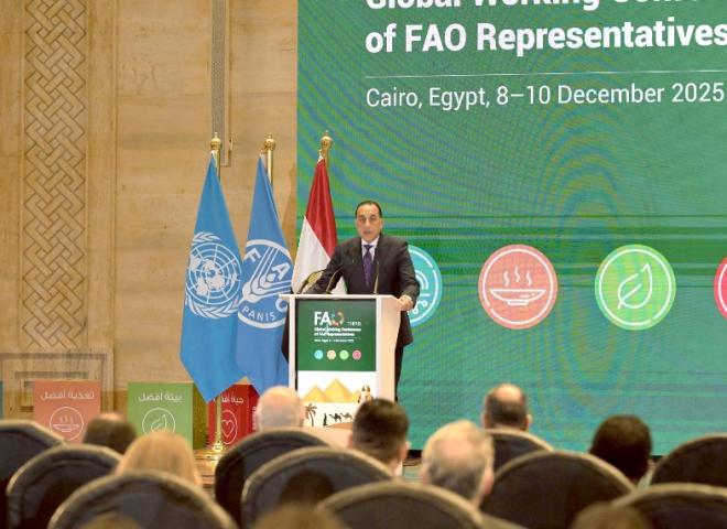 مدبولي: اختيار ”الفاو” لمصر لإقامة المؤتمر العالمي الثالث لأهميتها الإستراتيجية