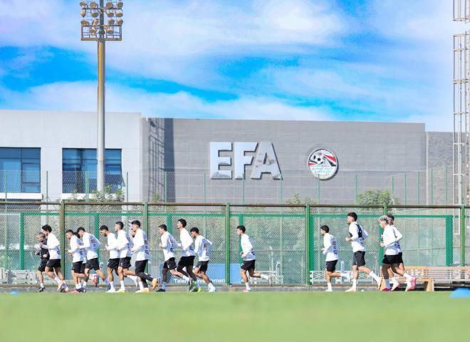 منتخب مصر يخوض تدريبًا صباحيًا بمركز المنتخبات