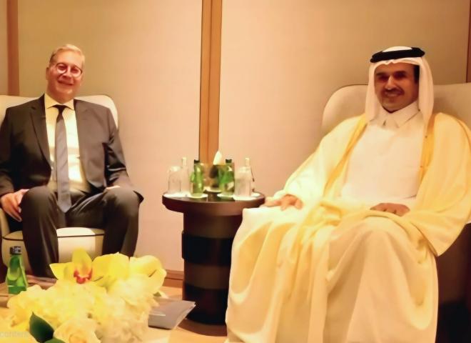 وزير البترول يلتقي نظيره القطري لبحث تعزيز التعاون و فتح أسواق عمل للشركات المصرية بقطر