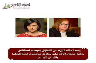 دراما رمضان 2026 على طاولة مناقشات لجنة الدراما بالأعلى للإعلام