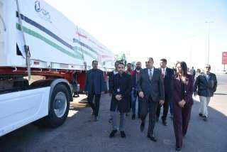 «التموين» تطلق القافلة الـ 15 إلى غزة بالتعاون مع الإغاثة الكاثولوكية