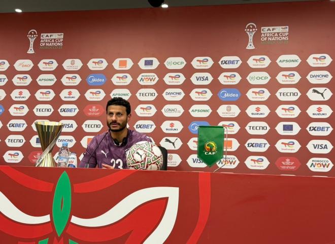 محمد الشناوي: جائزة رجل المباراة ثمرة مجهود الفراعنة بالكامل