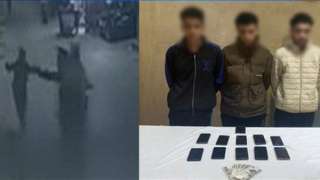 ضبط المتهمين بخطف حقيبة سيدة وسحلها في الشارع بالهرم