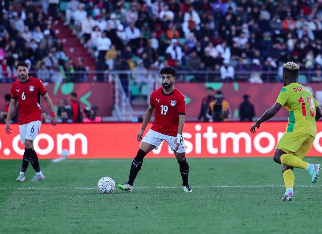 منتخب الفراعنة يتقدم على بنين بالهدف الأول