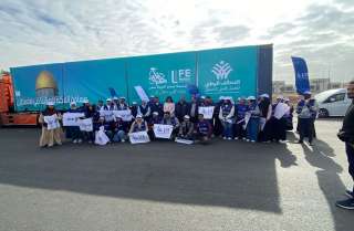 «التحالف الوطني» يسيّر القافلة رقم 13 بـ 150 شاحنة إغاثية لتلبية احتياجات الأشقاء في غزة | صور