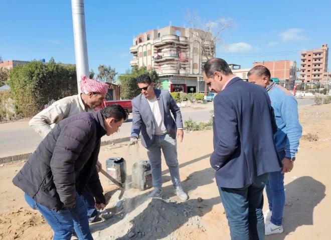 محافظ كفرالشيخ يتايع تطوير منظومة الإنارة العامة| صور