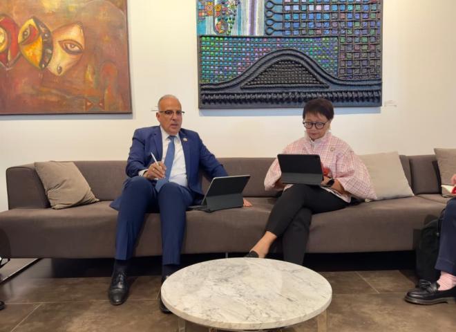 وزير الري يُناقش تعزيز الاهتمام بقضايا المياه مع مبعوثة الأمين العام للأمم المتحدة| صور