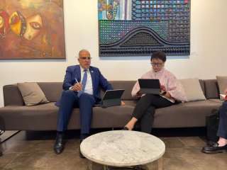 وزير الري يُناقش تعزيز الاهتمام بقضايا المياه مع مبعوثة الأمين العام للأمم المتحدة| صور