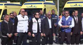 نائب رئيس الوزراء وزير الصحة يزور معبر رفح ويتفقد الخدمات الطبية المقدمة للمصابين الفلسطينيين