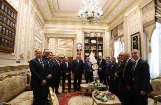 رئيس مجلس القضاء الأعلى يستقبل رئيس المحكمة العليا بالجمهورية الإسلامية الموريتانية