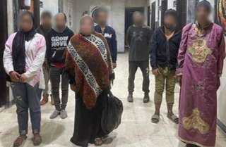 ضبط 6 رجال و7 سيدات لقيامهم باستغلال الأطفال الأحداث في أعمال التسول واستجداء المارة