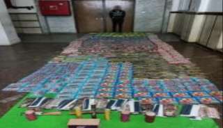 ضبط تاجر ألعاب نارية وبحوزته أكثر من 22 ألف قطعة بالإسكندرية